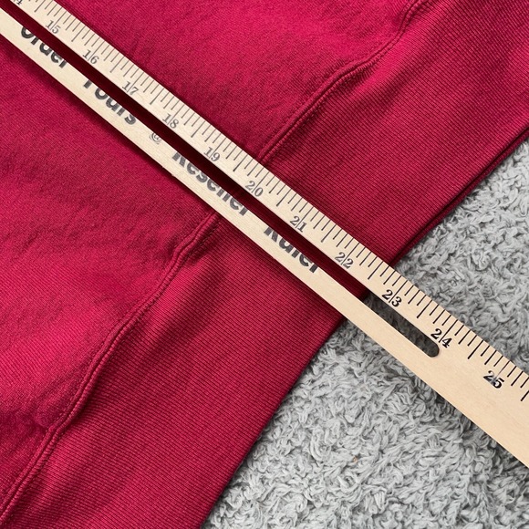 VINTAGE Sweatshirt Mens M Red Ohio Put In Bay Fruit of the Loom Made USA Heavy - Picture 8 of 11